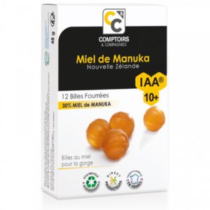 Pastilles cœur fondant au miel de Manuka +10