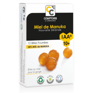 Pastilles cœur fondant au miel de Manuka +10
