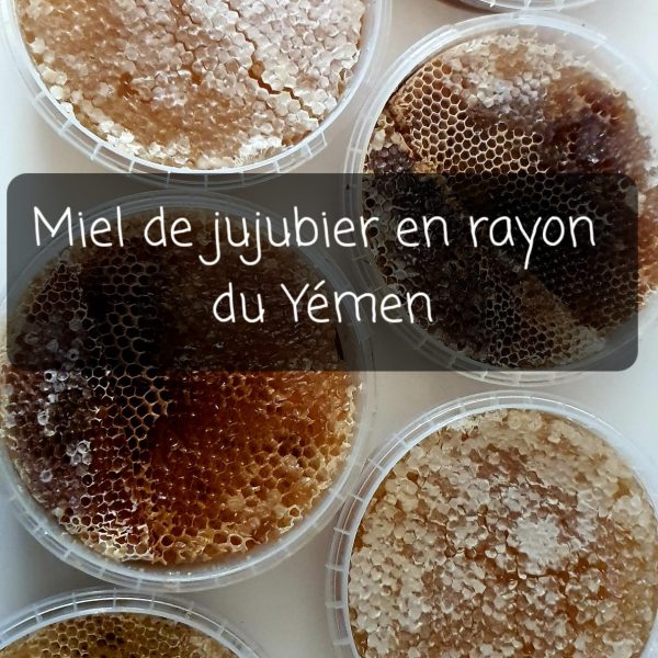 Miel en Rayon BRUT 700 gr Miel de jujubier Yémen