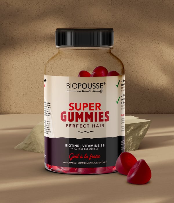 Super Gummies pour booster la pousse des cheveux
