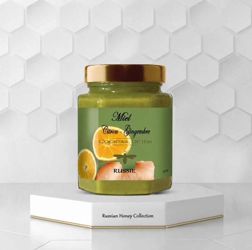 Miel Citron Gingembre de Russie